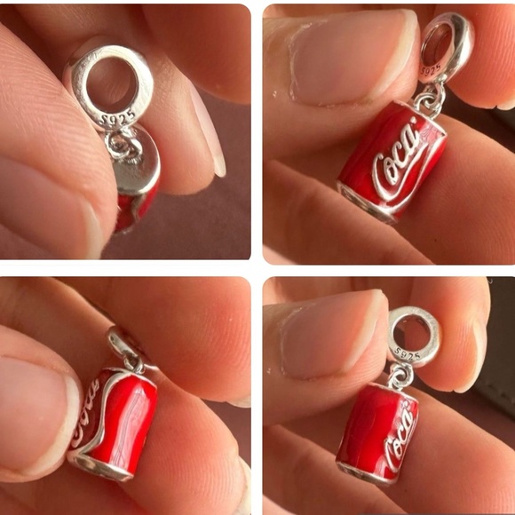 4 NWOT Cola Pandora Fit Silver Charms - Picture 2 of 12